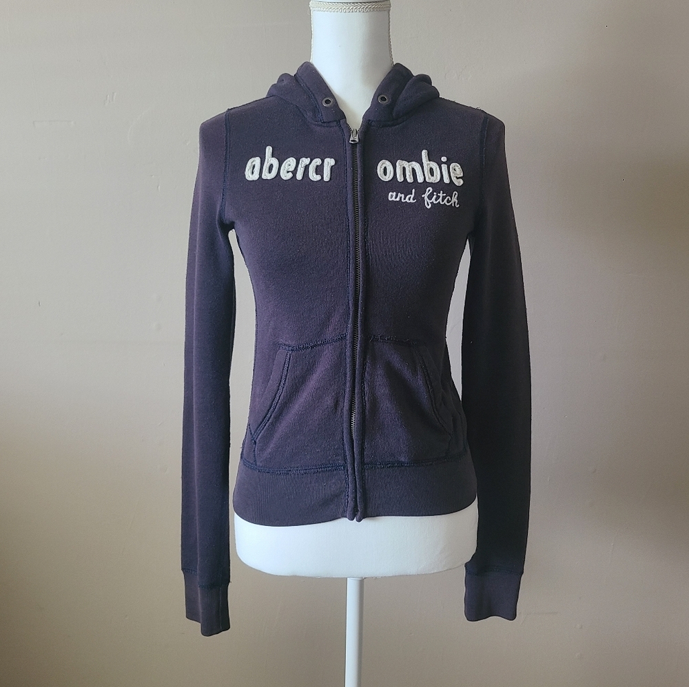 🔆 Vintage Abercrombie Kids Zip-Up Hoodie